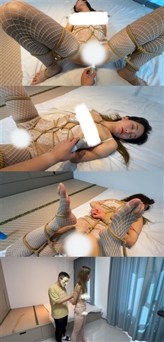 [Yanjiang Yishu] Same customer experience: rear hand binding + split leg M ZD stick + TD + wolf tooth fairy stick continuous forced GC manual sex machine high energy throughout the process