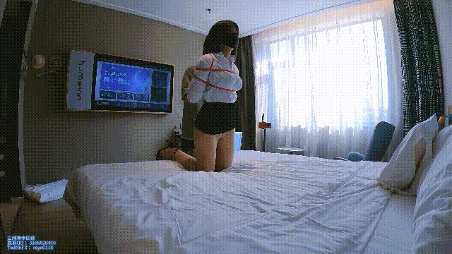 [Love with a Rope] Hotel Training II - OL shredded meat, split-legged horse, forced GC training