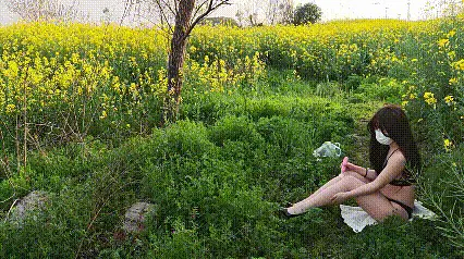 [Susu] The girl who was followed, stunned and trained with Ziwei exposed in her outdoor swimsuit
